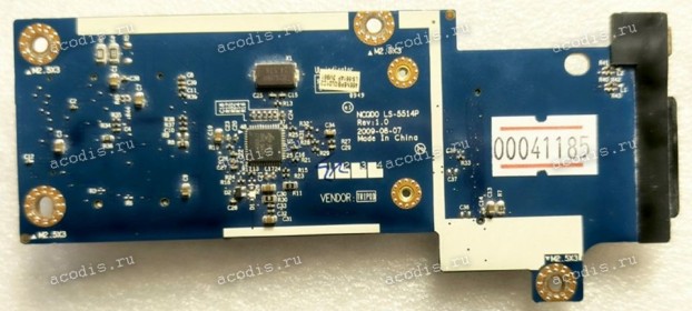 CardReader Board Acer Aspire 5942, 5942G-728G64 (p/n NCQD0 LS-5514P Rev:1.0) с разъемами FireWire и miniPCI