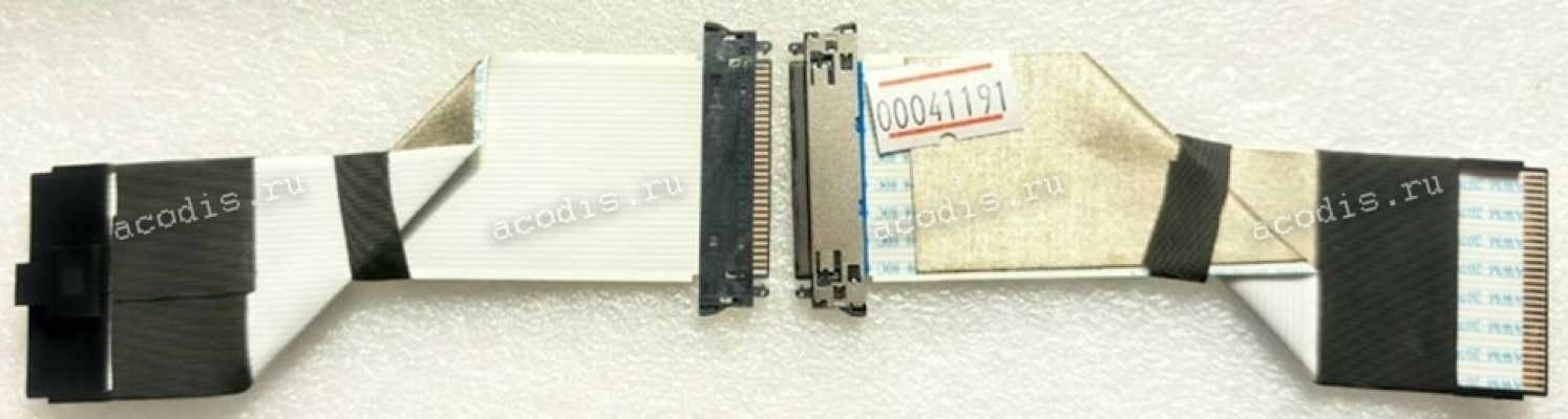 LCD LVDS FFC шлейф мониторный 30 pin обратный, шаг 1.0 mm, длина 120 mm Asus LCD Monitor LMT VP228HE (p/n 14011-01221500) с замками с двух сторон