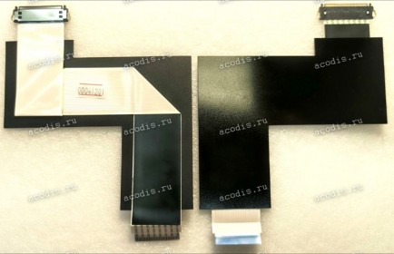 LCD LVDS FFC шлейф мониторный 30 pin обратный, шаг 1.0 mm, длина 300 mm Asus LMT PA24A (p/n 14011-03560700) LCD Monitor LVDS CABLE 30P 300MM с замком с одной стороны