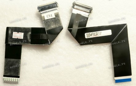 LCD LVDS FFC шлейф мониторный 30 pin обратный, шаг 1.0 mm, длина 280 mm Asus LMT VG27A VG27BQ VG27AQZ VG27AQ VG27AQ-TX VG27AQE (p/n 14011-04100200) LCD Monitor LVDS CABLE 30P 280 с замком с одной стороны