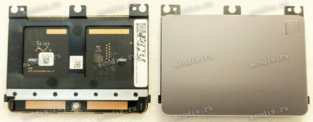 TouchPad Module Asus X515DA-1G (p/n 90NB0T41-R92000, 04060-01820100, 201716-012208 Rev.A) TOUCHPAD MODULE (W/FP) with holder with grey (silver-grey) cover