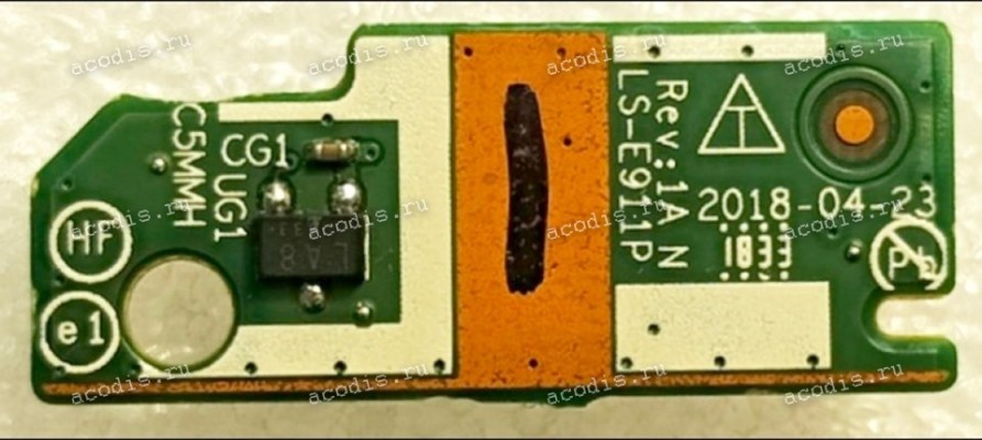 HALL Sensor Board Acer Aspire A315-53, AN515-51, AN515-53, AN515-54, AN515-42, AN515-41, N17C1, N17C6, A715-71G SERIES, Nitro 5 AN515-52 (p/n LS-E911P Rev:1A)  (Датчик Холла - датчик крышки, магнитный сенсор) & Cable