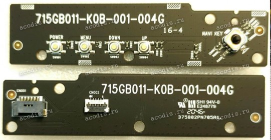 Switchboard Asus LMT VG27VH1B VG27VH1BR VG32VQ1BR VG328H1B VG27VH1BY VG328H1BY VG32VQ1B VG27WQ1B (p/n 04020-00771900, 715GB011-K0B-001-004G) LCD Monitor KEY BOARD TPV/KEPCPQU5
