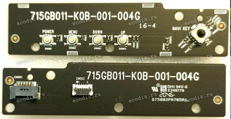 Switchboard Asus LMT VG27VH1B VG27VH1BR VG32VQ1BR VG328H1B VG27VH1BY VG328H1BY VG32VQ1B VG27WQ1B (p/n 04020-00771900, 715GB011-K0B-001-004G) LCD Monitor KEY BOARD TPV/KEPCPQU5