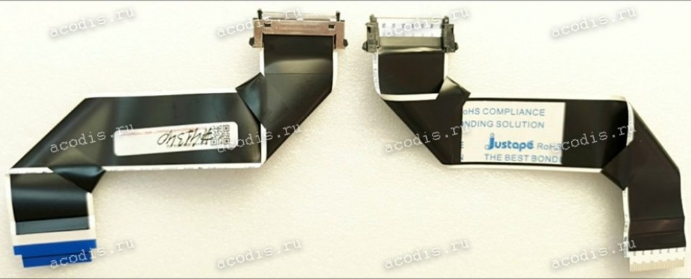 LCD LVDS FFC шлейф мониторный 51 pin прямой, шаг 0.5 mm, длина 200 mm с замком с одной стороны, Asus LMT MG248 MG248QR VG248QG MG248QE (p/n 14011-01720000) LVDS CABLE / QISDA/5K.33V01.CP1