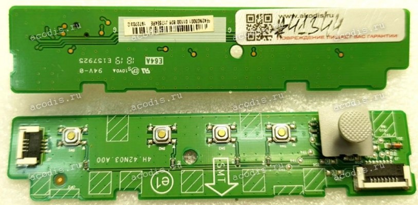 Switchboard Asus LMT PB247 PA24AC PB247Q (p/n 04020-02960200, 4H.42N03.A00) LCD Monitor KEY BOARD / QISDA/5E.42N03.001