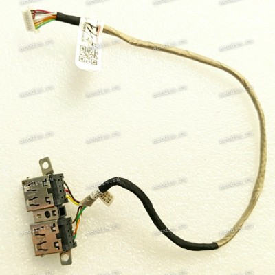 USB Port Board HP ProBook 4440s 4540s 4545s (p/n Wistron 50.4SJ03.011 REV:A01) & Cable 8 pin 250 mm