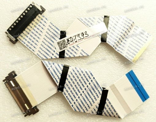 LCD LVDS FFC шлейф мониторный 30 pin обратный, шаг 1.0 mm, длина 155 mm с замком с одной стороны, Asus LMT VX207DE VX207DE-J VX207DE-D VX207TE VX207NE (p/n 14004-02590200) LCD Monitor LVDS CABLE / QISDA/5K.2GE01.NC1