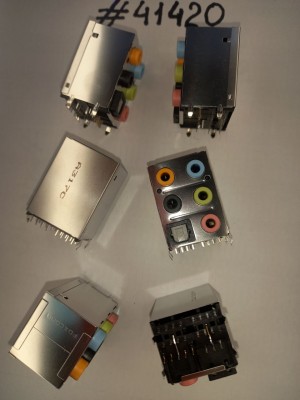 Combo connector Asus COMBO 5PHONE JACK+SPDIF/T 25P (p/n12014-00200300) FOXCONN JA3F131-65G41-4F