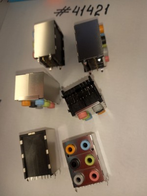 Audio connector Asus PHONE JACK 6P 6IN1,BTXE (p/n12G14060106M) FOXCONN JAS3331-21G2-4F