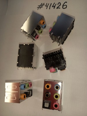 Combo connector Asus COMBO 5PHONE JACK+SPDIF/T 25P (p/n12014-00200500) LOTES ABA-JAK-029-K35