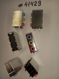 Audio connector Asus PHONE JACK 3IN1 AZALIA B/L/P (p/n12014-00190200) LOTES ABA-JAK-025-K10