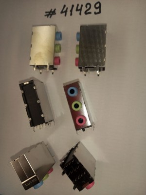 Audio connector Asus PHONE JACK 3IN1 AZALIA B/L/P (p/n12014-00190200) LOTES ABA-JAK-025-K10