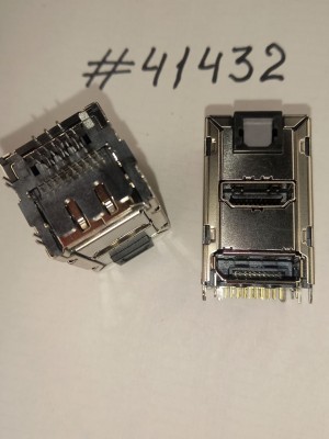 Combo connector Asus POF+HDMI+DP CON 42P,R/A,DIP (p/n12G240404201) FOXCONN QJ11191-CFS3-4F