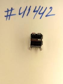 USB 2.0 connector Asus USB 2.0 2X4P G/F 2MM R/A DIP (p/n12012-00050100) FOXCONN UB11121-8SDH-4F