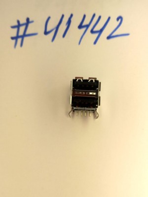 USB 2.0 connector Asus USB 2.0 2X4P G/F 2MM R/A DIP (p/n12012-00050100) FOXCONN UB11121-8SDH-4F