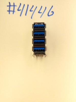 USB 3.0 connector Asus USB3.0 CON 4X9PIN,QUAD STACK (p/n12G135110360) FOXCONN UEA1112C-QSD6-4F