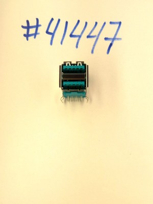 USB 3.1 connector Asus USB 3.1 2X9P G/F DUAL R/A DIP (p/n12013-00120100) LOTES AUSB0108-K010C10