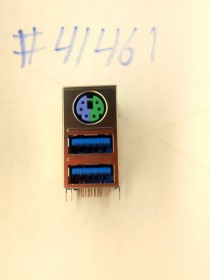 Combo connector Asus JACK MINI DIN/USB3.0 24P (p/n12G142011243) LOTES ABA-USB-087-K05