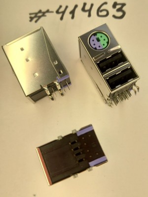 Combo connector Asus JACK MINI DIN/USBX2 14P R/A D (p/n12014-00370100) LY GZ5041B-B059-MMA3ZDB-1