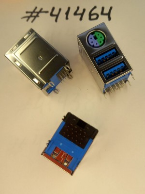 Combo connector Asus COMBO MINI DIN+2USB3.0 24P R/A (p/n12014-00520100) LOTES ABA-USB-087-K08