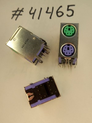 MINI DIN connector Asus MINI DIN 6P,STACK W/O SPRING (p/n12G14103306L) FOXCONN MH11061-P34-4F <G>