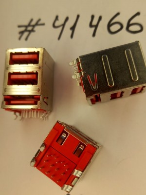 JACK STACK USB2 connector Asus JACK STACK USB2/ESATA_15P RED (p/n12G14201115P) LOTES ABA-USB-041-K09