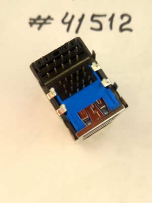 Combo connector Asus COMBO LAN+2USB3.0 32P G/F TRA (p/n12014-00660300) LOTES AUSB0001-K021C10