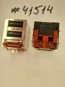 Combo connector Asus JACK USB/SATA 15P,R/A,DIP (p/n12G142011150) NIKETECH 166R01-F07