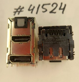 Combo connector Asus POF+HDMI+DP CON 42P,R/A,DIP (p/n12G240404200) FOXCONN QJ11193-CFB3-4F
