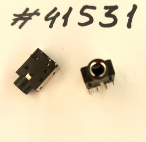 Audio connector Asus PHONE JACK 6P DIP P/L R/A (p/n12G14050106U) TYCO 1-1775542-1