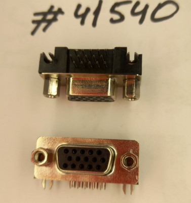 DDC connector Asus DDC CONN 15P3R G/F F BLK R/A (p/n12010-00020500) LINGYANG VDS044W-B001-15C3F2B