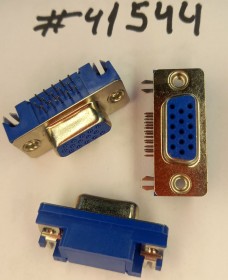D-SUB connector Asus  D-SUB 15P3R R/A F DIP BLUE (p/n12010-00046100) LY VDS044W-B007-04A3WLB
