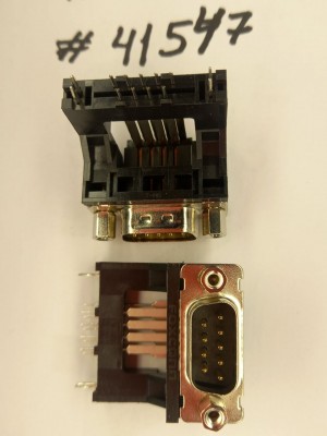 D-SUB connector Asus D-SUB 9P G/F M H-R BLK/U R/A (p/n12010-00011800) FOXCONN DT10R31-B4E9B-4F