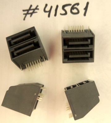 SATA connector Asus SATA CON 14P G/F D-G R/A DIP (p/n12015-00101400) PINREX 771-86-14SG30