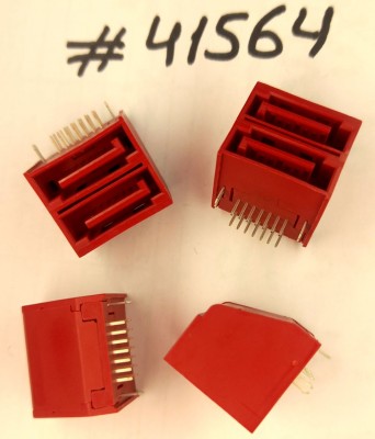 SATA connector Asus SATA CON 14P G/F R/A SHD RED (p/n12015-00101500) PINREX 771-86-14SR22
