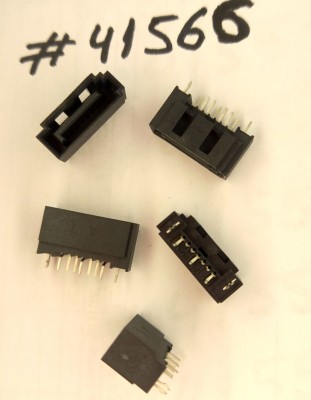 SATA connector Asus SATA CON 7P G/F CHARL S/T DIP (p/n12015-00064300) LINGYANG SAISM13W-D060-07S308B