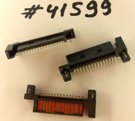 SATA connector Asus SATA CON 15P G/F BLACK R/A DIP (p/n12015-00090200) WINWIN WATH-15ALBBU4