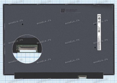 B140QAN06.R (узкая, 165Hz, 72% +, шаг 0,4мм) 2560x1600 LED 40 пин slim new