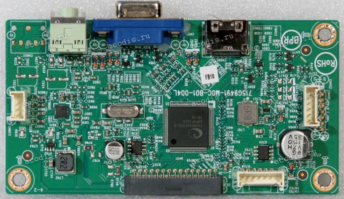 Mainboard Asus LMT 21,5" 1920x1080 VT229H MAIN BOARD TPV 756GQHCB0CA020 (Asus p/n: 04020-03010300, 715G9491-M0C-B01-004L) Chips TSUMO58FDT9-8, TSUM058FDT9-8