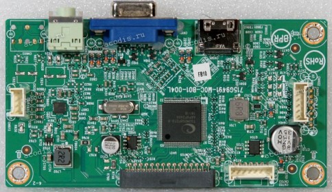 Mainboard Asus LMT 21,5" 1920x1080 VT229H MAIN BOARD TPV 756GQHCB0CA020 (Asus p/n: 04020-03010300, 715G9491-M0C-B01-004L) Chips TSUMO58FDT9-8, TSUM058FDT9-8