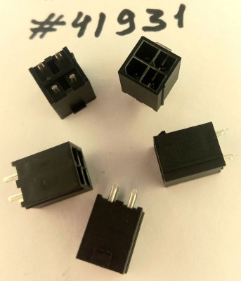 Разъём POWER CON 4P W/P BLK S/T DIP (Asus p/n12015-00024700) HORNG TONG PW04W52BJQH28