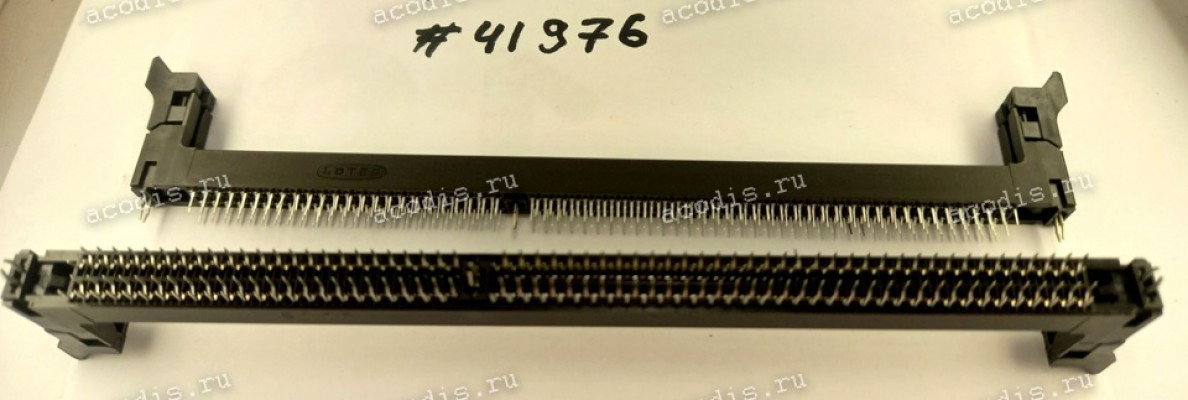 Разъём DIMM DDR3 240P G/F 2L T-C DIP (Asus p/n: 12002-00022900) LOTES AAA-DDR-184-K84 Разъём DIMM DDR3 240P G/F 2L T-C DIP (Asus p/n: 12002-00022900) LOTES AAA-DDR-184-K84