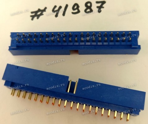 Разъём IDC IDC-40MS 2.54mm 2X20P S/T K20 BLUE (Asus p/n: 12G07120040Y) FOXCONN HL2220F-UD2