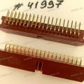 Разъём IDC IDC-40MR 2.54mm 2X20P R/A K20 RED (Asus p/n: 12G07140040M) JVE 23D6960-40D15R-01G-V20-01G