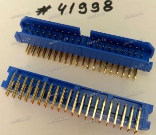 Разъём IDC IDC-40MR 2.54mm 2X20pin R/A K20 D-BLUE (Asus p/n: 12G07140040Y) FOXCONN HL81201-1DD2-4F