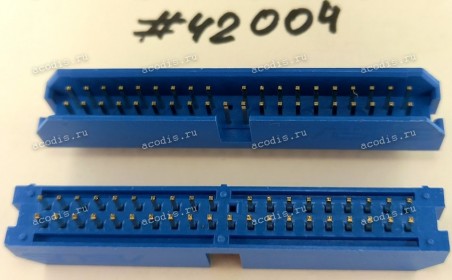 Разъём IDC IDC-40MS 2.54mm 2X20P S/T K20 D-BLUE (Asus p/n: 12G071600409) PINREX 51T-80-40GU21