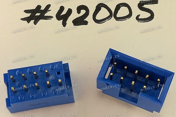 Разъём IDC IDC-10MS 2.54mm 2X5pin S/T K9 D-BLU (Asus p/n: 12G071600108) FOXCONN HL23051-1DP9-4F Разъём IDC IDC-10MS 2.54mm 2X5pin S/T K9 D-BLU (Asus p/n: 12G071600108) FOXCONN HL23051-1DP9-4F
