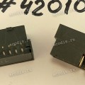 Разъём IDC IDC-20MR 2.54mm 2X10P G/F 2.0 K20 R/A (Asus p/n: 12007-00013100) LOTES ABA-USB-077-K16 D-G/U