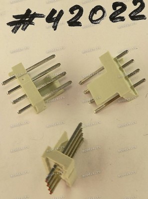 Разъём IDC IDC-4MS 2.54mm 4P S/T 2.54MM L-GRAY (Asus p/n: 12G08000504V) PINREX 744-81-04TG20